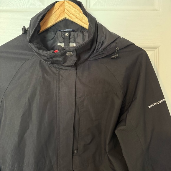White Sierra Black Windbreaker Cold Weather Sports Womens Medium - Picture 2 of 7